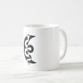 ヘビと月 コーヒーマグカップ (正面右)