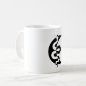 ヘビと月 コーヒーマグカップ (正面左)