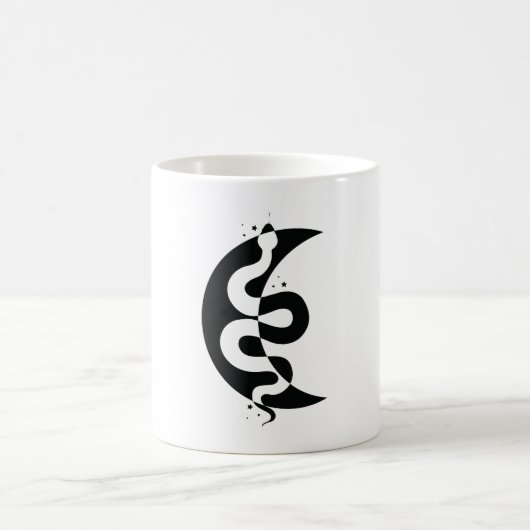 ヘビと月 コーヒーマグカップ (中央)