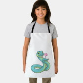 ヘビと棒つきキャンデー エプロン (インサイチュ)