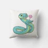 ヘビと棒つきキャンデー クッション (裏面)