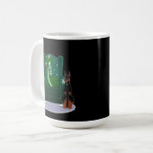 ヘビと犬 コーヒーマグカップ (正面左)
