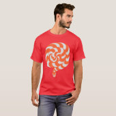 ヘビと男性へクールなTシャツ Tシャツ (正面フル)