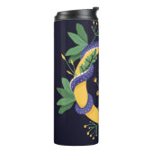 ヘビと花の妖精のプリント タンブラー (回転左)