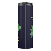 ヘビと花の妖精のプリント タンブラー (裏面)