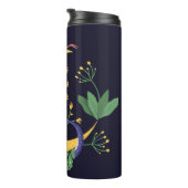 ヘビと花の妖精のプリント タンブラー (回転右)