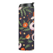 ヘビと花の妖精のプリント タンブラー (回転左)
