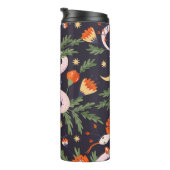 ヘビと花の妖精のプリント タンブラー (回転右)