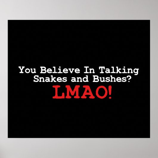 ヘビと茂みを語る ポスター (正面)