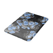 ヘビと青いバラ バスマット (アングル)