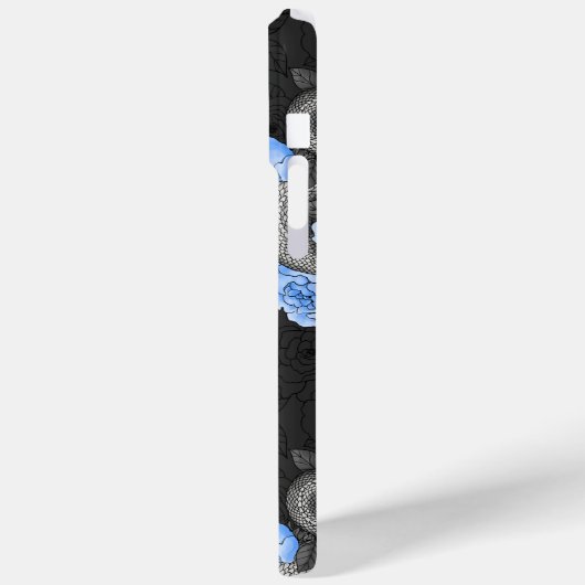 ヘビと青いバラ Case-Mate iPhoneケース (裏面 / 左)