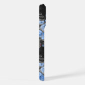 ヘビと青いバラ iPhoneケース (右側面)