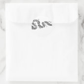 ヘビに入るか死ぬ ラウンドシール (バッグ)