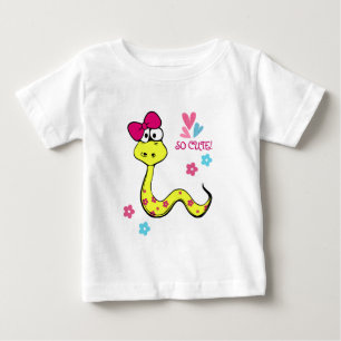 ヘビのおもしろいの乳児のTシャツの中国のな年 ベビーTシャツ