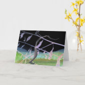 ヘビのお別れ"が化け皮を変形 カード (黄色い花)