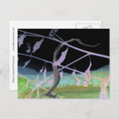 ヘビのお別れ"が化け皮を変形 ポストカード (正面/裏面)