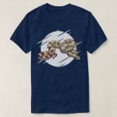 ヘビのイメージ Tシャツ (デザイン正面)