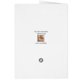 ヘビのクイーンズボーダレスグリーティングカード (裏面)