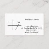 ヘビのシンボル名刺 名刺 (裏面)