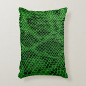 ヘビのスキンの背景 アクセントクッション (正面(垂直))