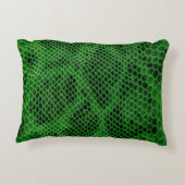 ヘビのスキンの背景 アクセントクッション (裏面)