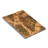 ヘビのスキンの背景 ノートブック (右側)