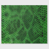 ヘビのスキンの背景 ラッピングペーパー (フラット)