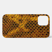ヘビのスキンの背景 Case-Mate iPhoneケース (裏面 (横))