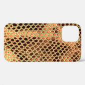 ヘビのスキンの背景 Case-Mate iPhoneケース (裏面 (横))