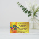 ヘビのチャーミングな魔法使い 名刺 (スタンド正面)