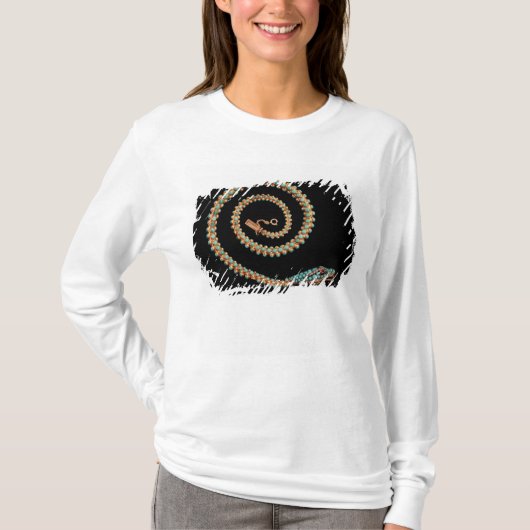 ヘビのネックレス1844年 Tシャツ (正面)