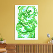 ヘビのハビ キャンバスプリント (インサイチュ (リビング))