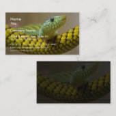 ヘビのハ虫類 名刺 (正面/裏面)