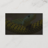 ヘビのハ虫類 名刺 (裏面)