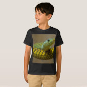 ヘビのハ虫類 Tシャツ (正面フル)