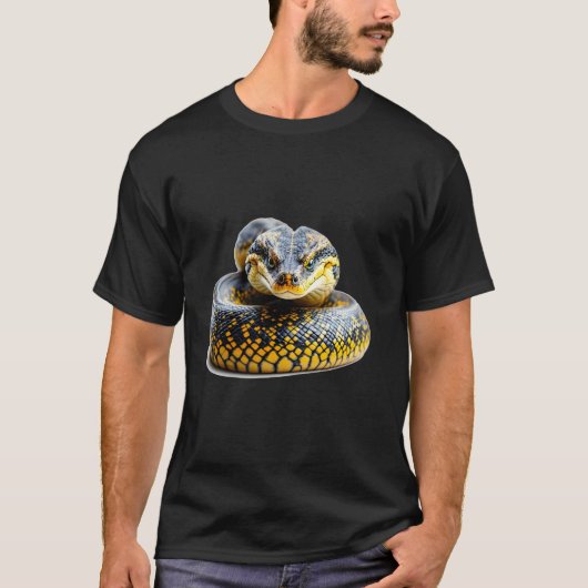 ヘビのヘビは強力な催眠術を支配している Tシャツ (正面)