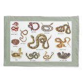 ヘビの同一証明の枕箱 枕カバー (裏面)