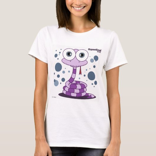 ヘビの女性の基本的なTシャツ Tシャツ (正面)