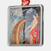 ヘビの女王 メタルオーナメント (左)