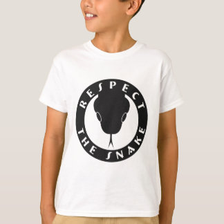 ヘビの子供のTシャツを尊重して下さい Tシャツ