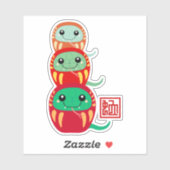 ヘビの年2025 シール (シート)