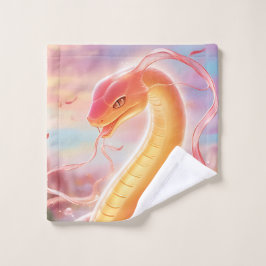 ヘビの年2025：幸運と繁栄を抱く ウォッシュタオル