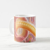 ヘビの年2025：幸運と繁栄を抱く コーヒーマグカップ (正面左)