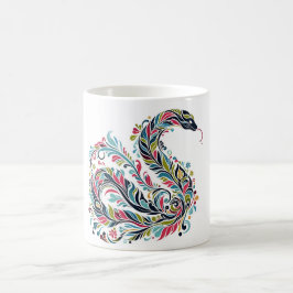 ヘビの年2025：幸運と繁栄を抱く コーヒーマグカップ