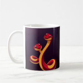 ヘビの年（スポットライト） コーヒーマグカップ