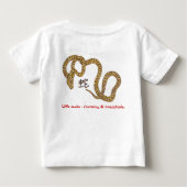 ヘビの年 ベビーTシャツ (裏面)