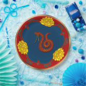 ヘビの年 ペーパープレート (パーティー)