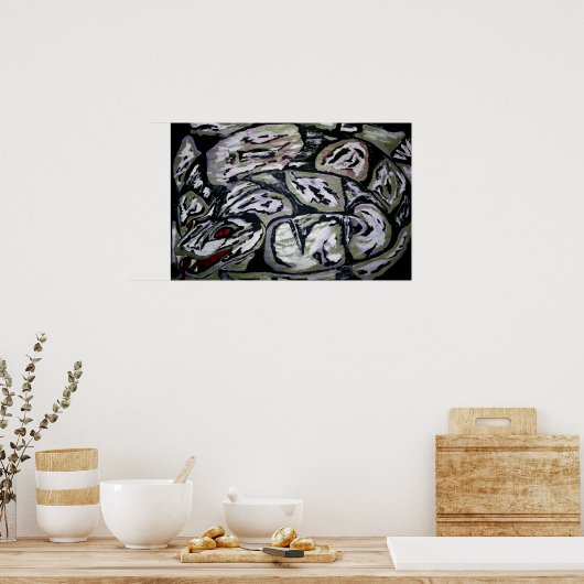 ヘビの年 ポスター (キッチン)