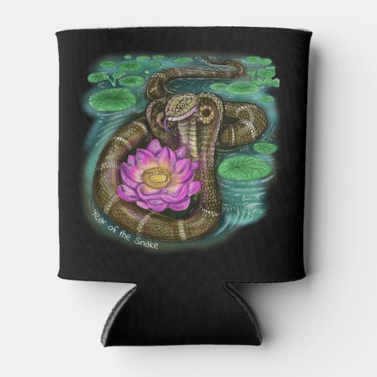 ヘビの年 缶クーラー (正面)