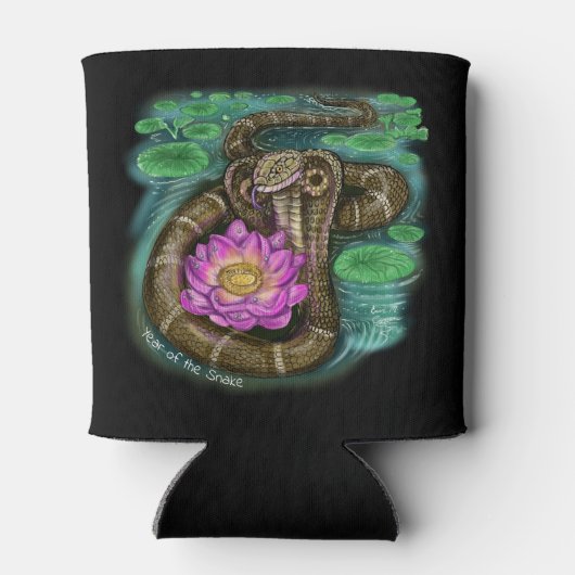 ヘビの年 缶クーラー (裏面)